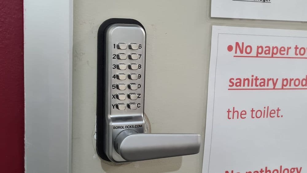 Mechanical Digital Lock Installation | No Battery Operating Pin Code Lock Installation 